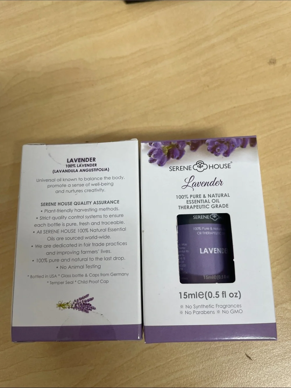 Lavender Aroma  -100% pure and natural essential oil therapeutic greed 15 mL